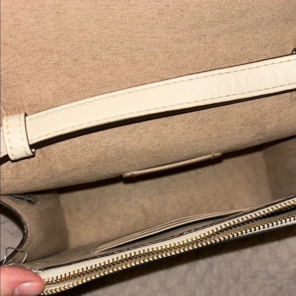 Coach Signature Brown and Cream Crossbody Bag - Picture 3 of 4